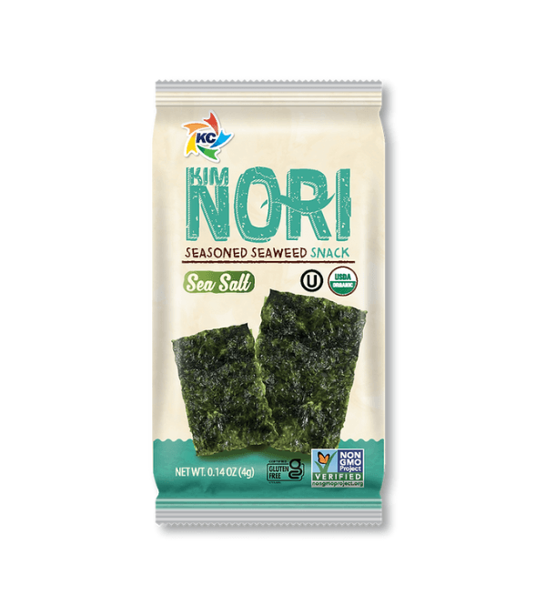 Kc Kim Nori Sea Salt Seasoned Seaweed Snack