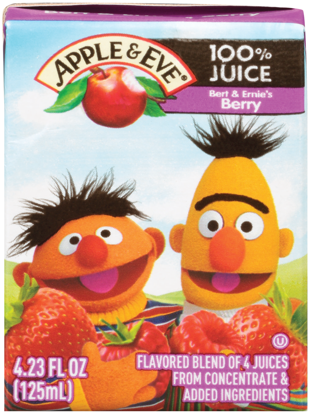 Apple & Eve 100% Juice Bert & Ernie'S Berry
