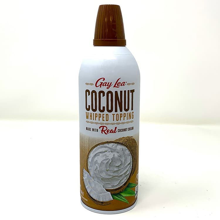 Gay Lea Real Whipped Topping Coconut Cream Gluten & Lactose Free