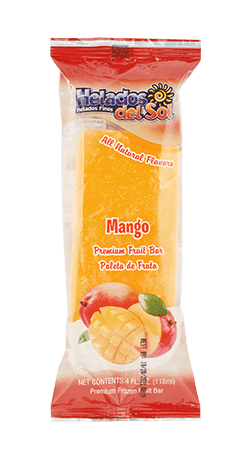 Helados Del Sol Mango Premium Fruit Bar