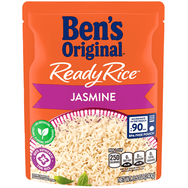 Is it Alpha Gal Friendly? Ben's Original Ready Rice Easy Dinner Side Jasmine Rice Pouch