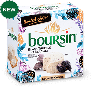 Boursin Black Truffle & Sea Salt Gournay Cheese