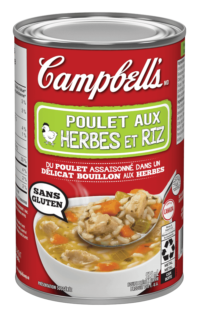 Campbell’S Poulet Aux Herbes Et Riz