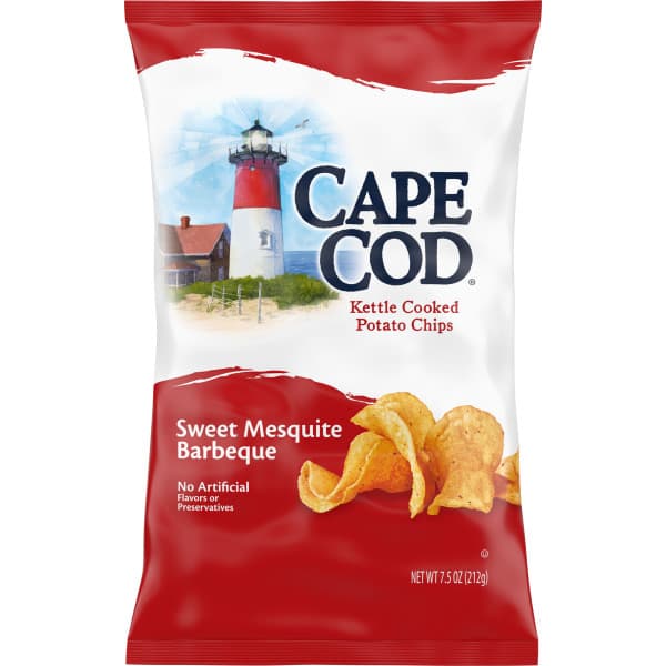 Cape Cod Kettle Cooked Potato Chips Sweet Mesquite Barbeque