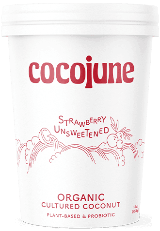 Cocojune Strawberry Unsweetened Organic Cultured Coconut