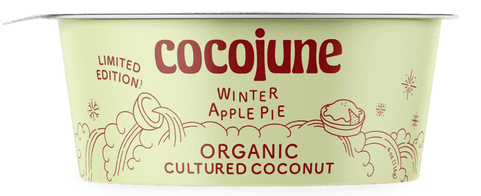 Cocojune Winter Apple Pie Organic Cultured Coconut Limited Edition