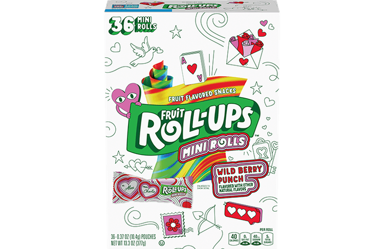 Fruit Roll-Ups Mini Rolls Wild Berry Punch