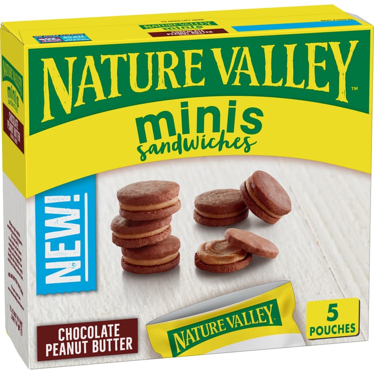 Nature Valley Minis Chocolate Peanut Butter Sandwiches