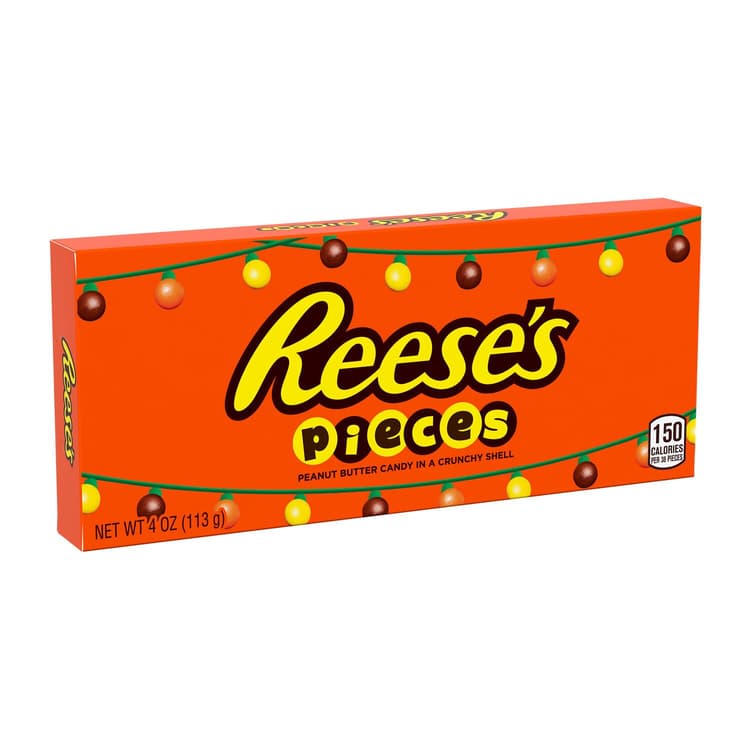 Reese'S Pieces Peanut Butter In A Crunchy Shell Candy, Christmas