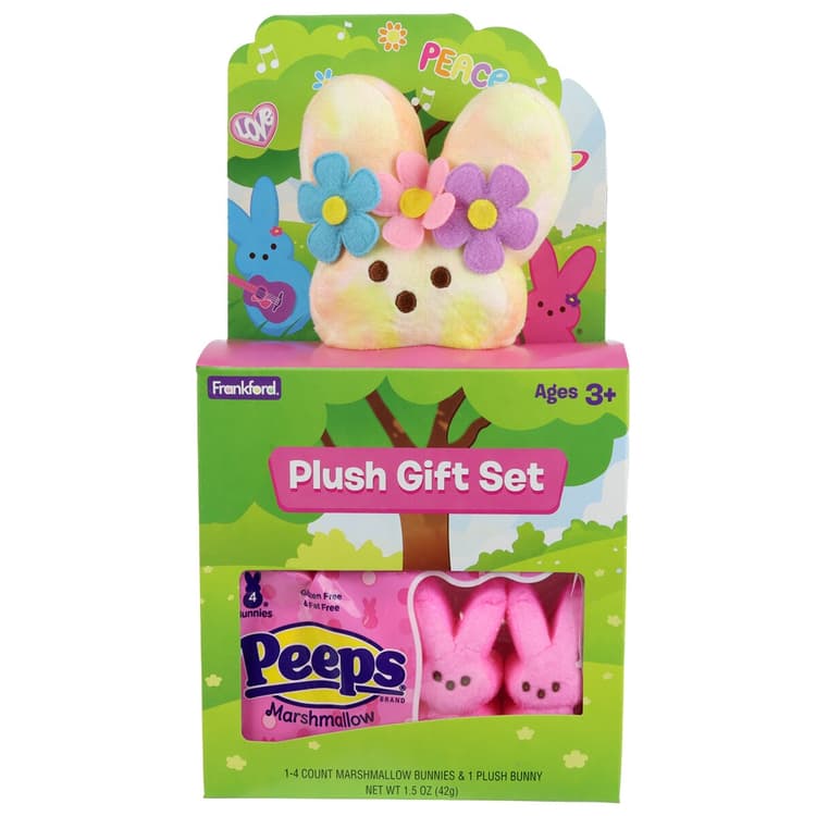 Peeps Bunny Flower Power Plush