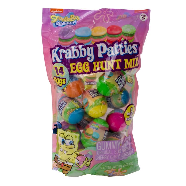 Krabby Patty Gummy Filled Egg