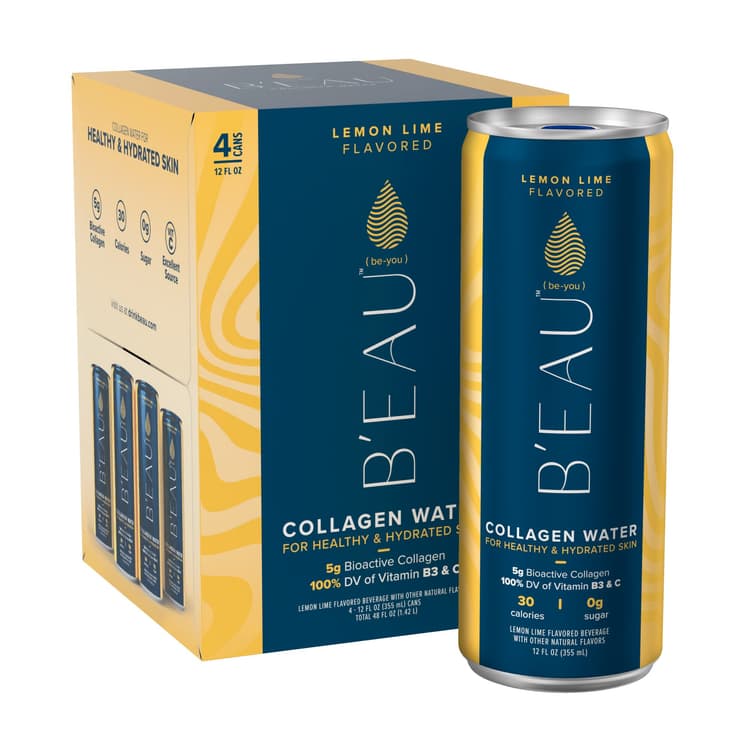 B'Eau Collagen Water, Lemon Lime Flavored Water