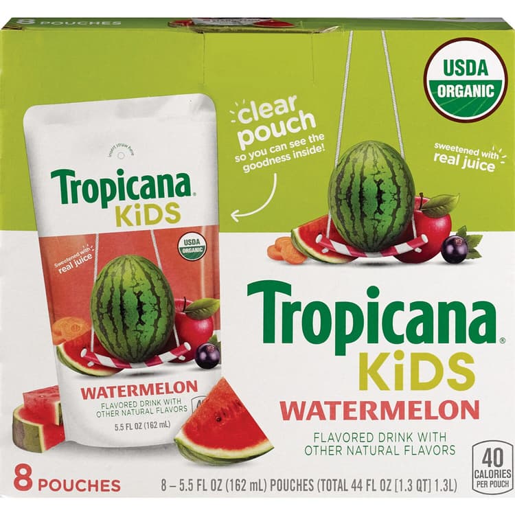 Tropicana Kids Pouch Drink, Watermelon