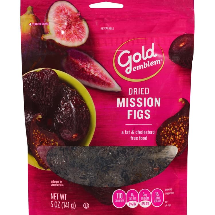 Gold Emblem Dried Mission Figs