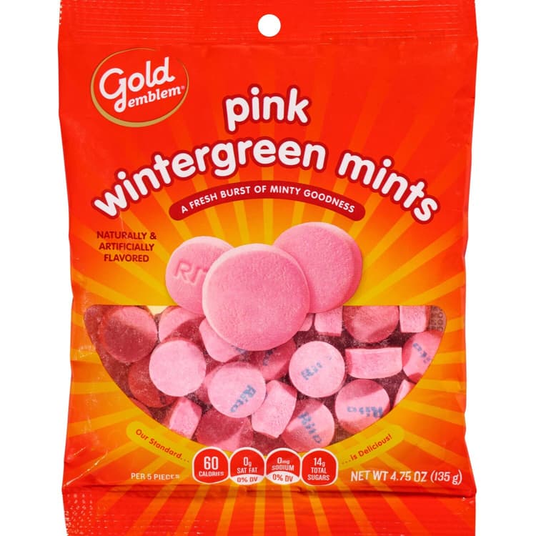 Gold Emblem Pink Wintergreen Mints