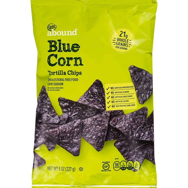 Gold Emblem Abound Blue Corn Tortilla Chips
