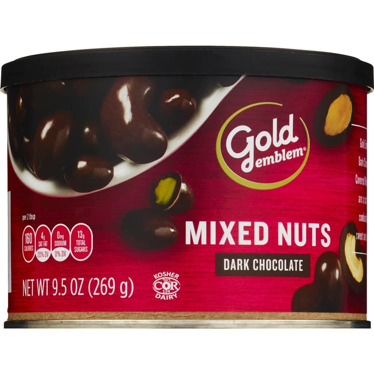Gold Emblem Dark Chocolate Covered Mixed Nuts
