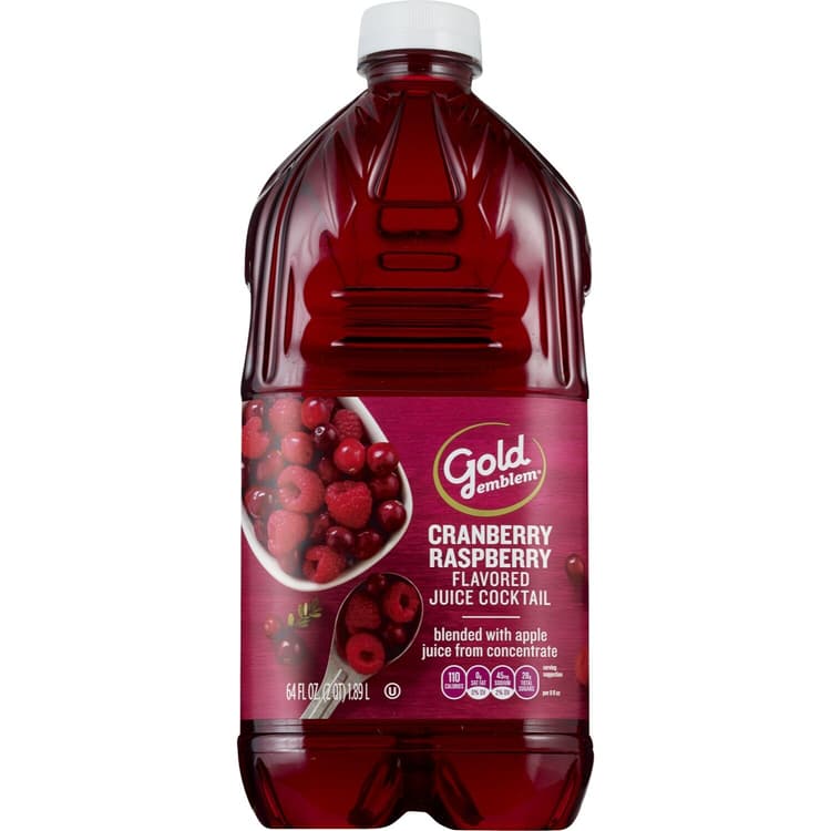 Gold Emblem Cranberry Raspberry Flavored Juice Cocktail