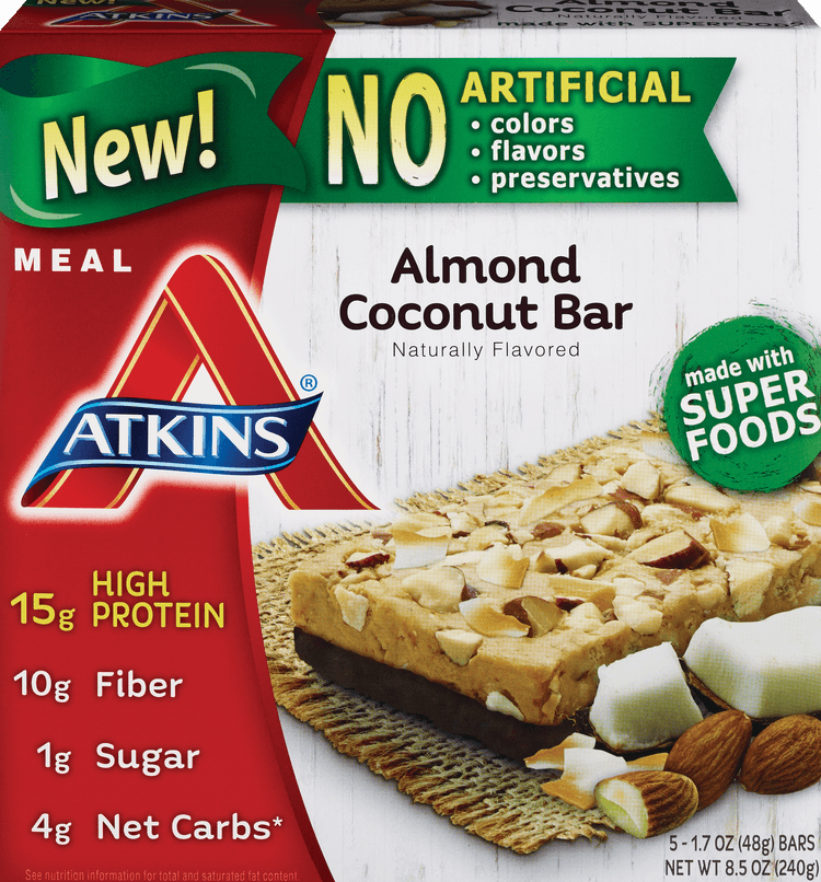 Atkins Almond Coconut Bar