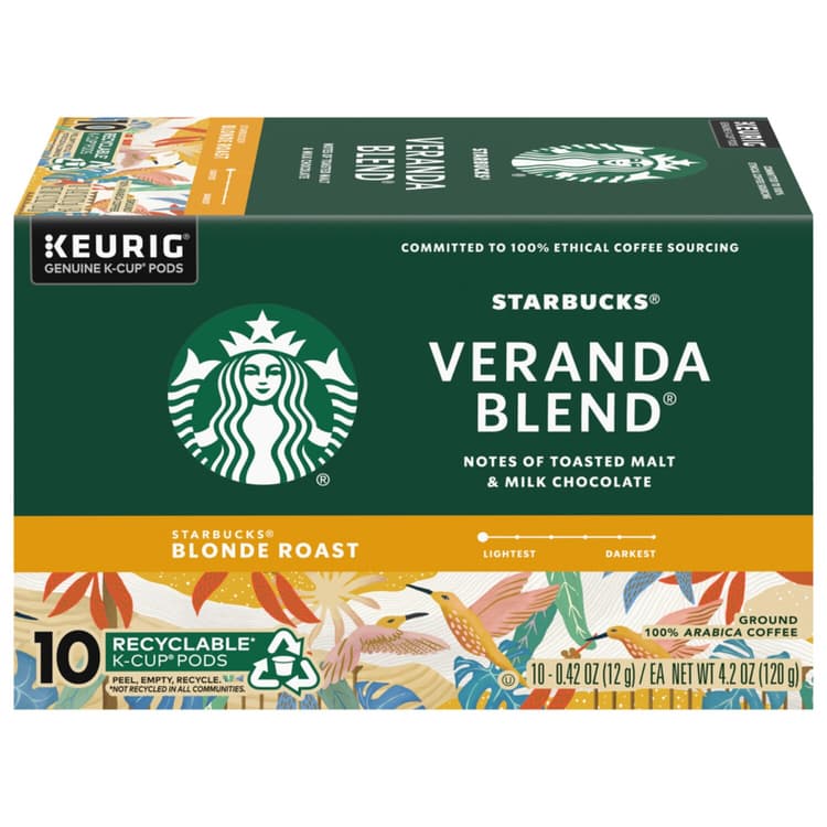 Starbucks K-Cup Pods Veranda Blend Blonde
