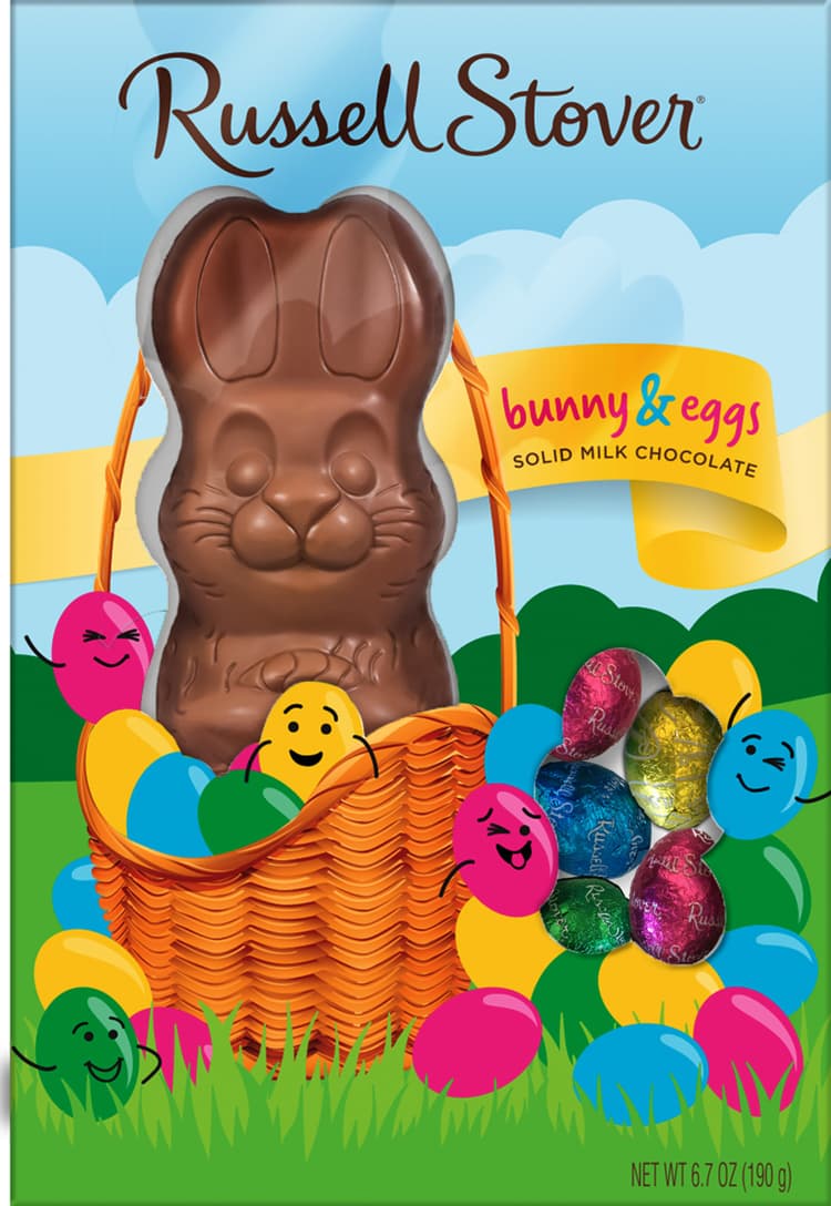 Russell Stover Milk Chocolate Bunny & Eggs