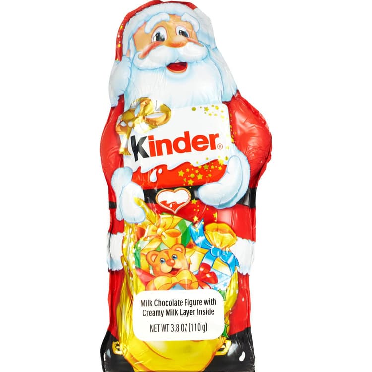 Kinder Chocolate Santa
