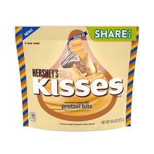 Kisses Chocolate Gold Peanut Pretzel Mini
