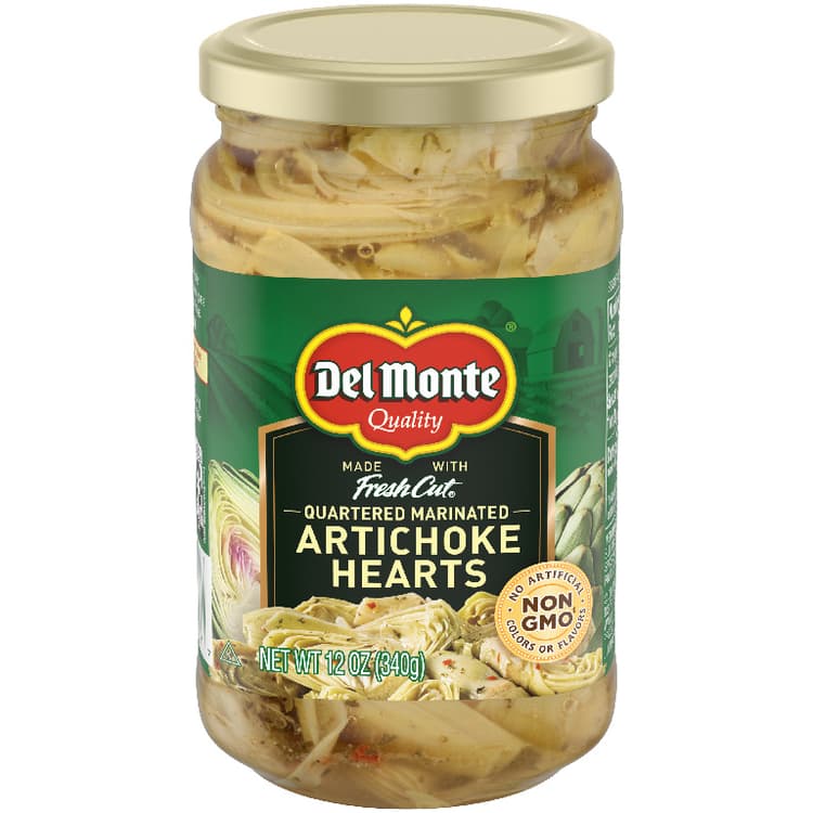 Del Monte Quartered Marinated Artichoke Hearts Jar