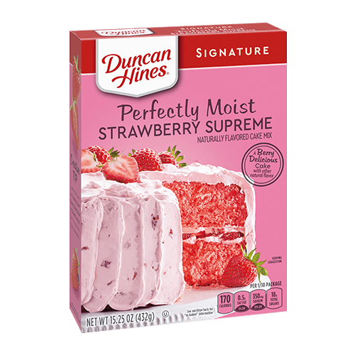 Is it Alpha Gal friendly? Duncan Hines Signature Perfectly Moist Strawberry Supreme Naturally Flavored Cake Mix
