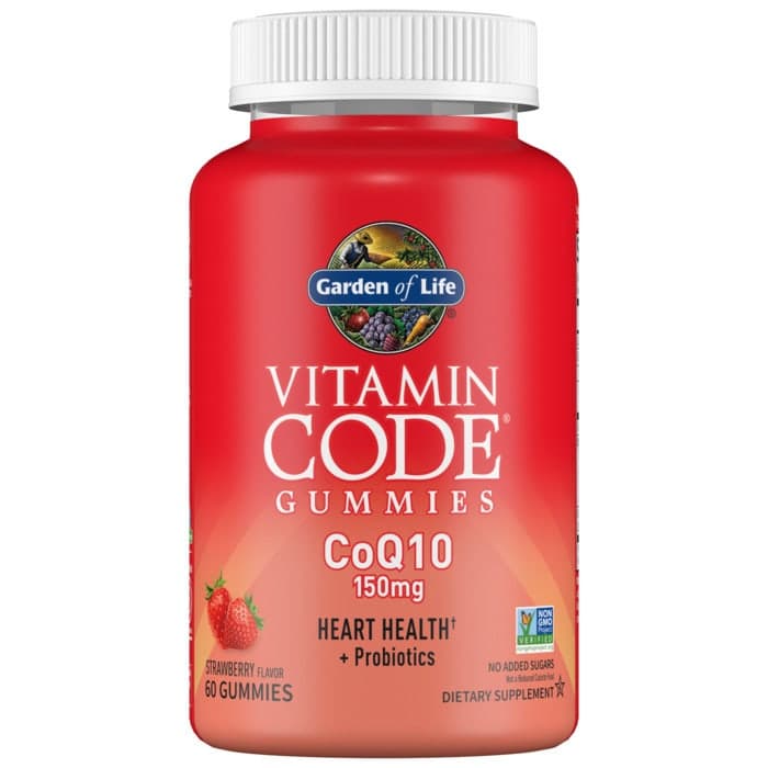 Garden Of Life Vitamin Code Gummies Coq10 Strawberry Flavor 60 Gummies