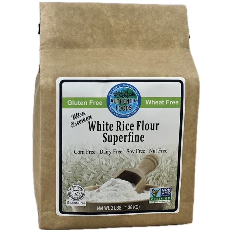 Authentic Foods Gluten Free White Rice Flour Superfine