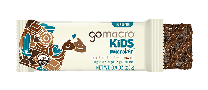 Gomacro Kids Macrobars Double Chocolate Brownie
