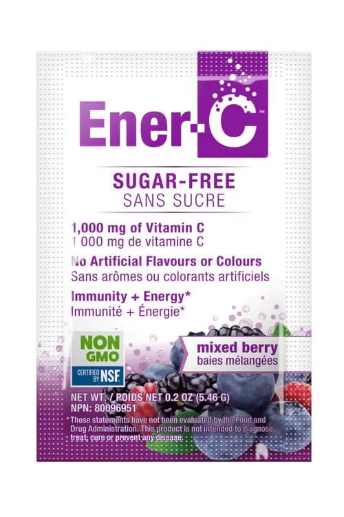 Ener-C 1, Vitamin C Sugar-Free Multivitamin Drink Mix Mixed Berry