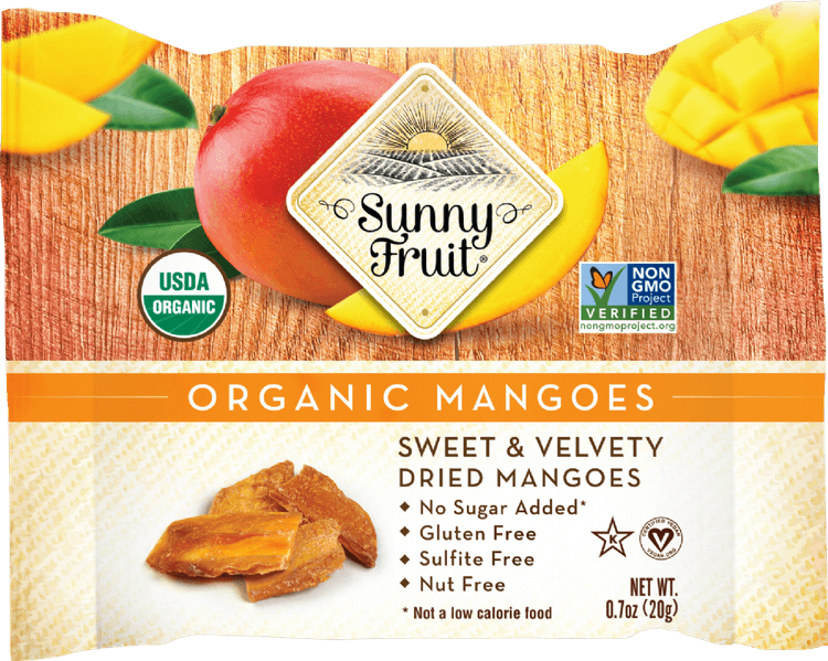 Sunny Fruit Sweet & Velvety Organic Dried Mangoes