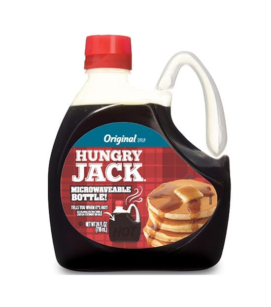 Hungry Jack Microwaveable Bottle Original Syrup