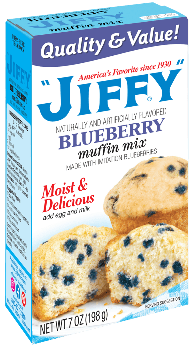 Is it Lactose Free? Jiffy Muffin Mix Blueberry