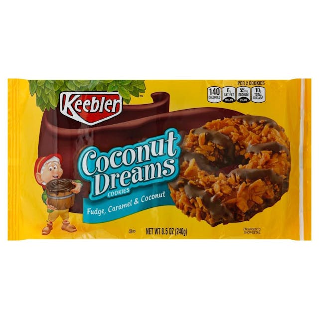 Is it Lactose Free? Keebler Coconut Dreams Cookies Fudge Caramel & Coconut