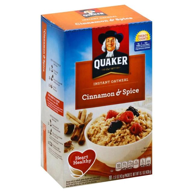 Is it Egg Free? Quaker Oatmeal Instant Cinnamon & Spice