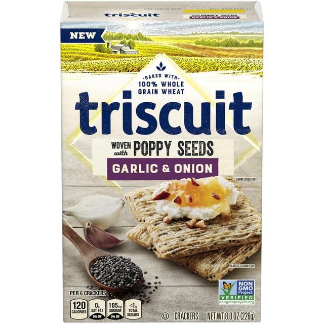 Is it Wheat Free? Triscuit Crackers Garlic Onion & Poppy Seeds