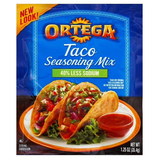 Is it Lactose Free? Ortega Taco Seasoning Mix 40% Less Sodium Envelope