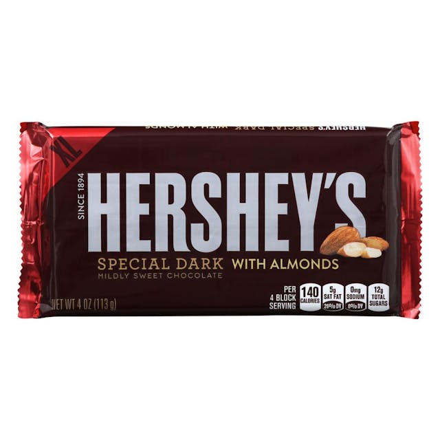 Is it Alpha Gal friendly? Hershey's Special Dark Chocolate Candy Bar With Almonds