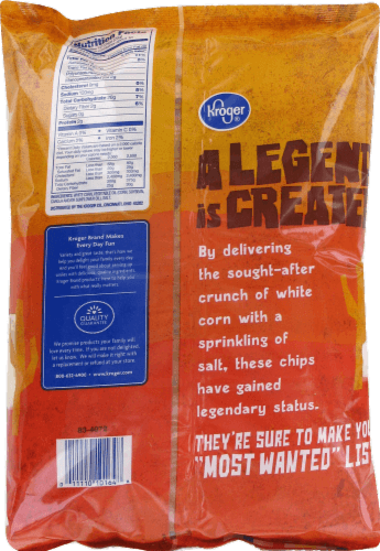 Kroger Traditional White Corn Round Tortilla Chips
