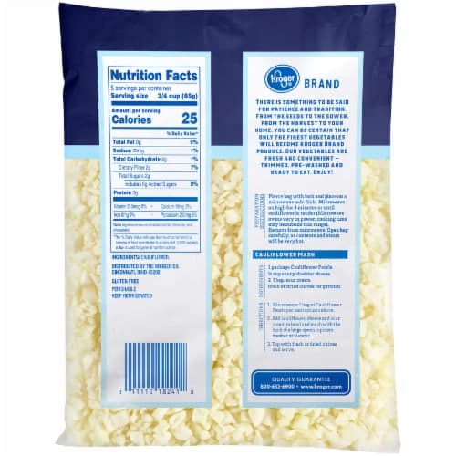 Kroger Riced Cauliflower