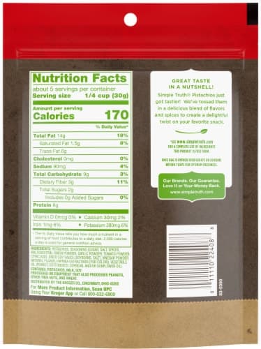 Simple Truth Sweet Chili Seasoned Pistachios