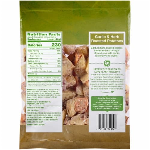 Simple Truth Sautes Garlic And Herb Roasted Potatoes