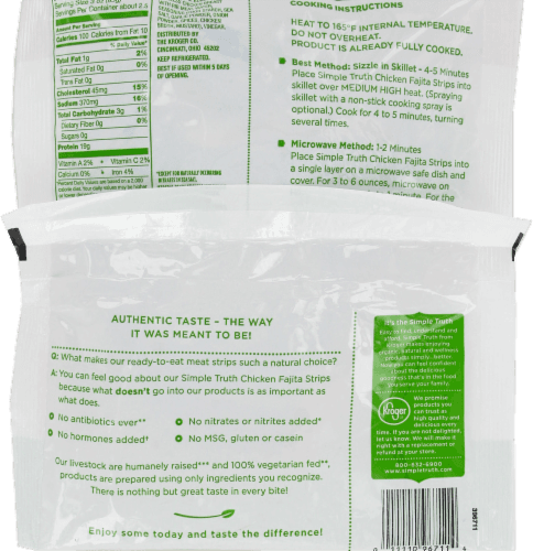 Simple Truth Flame Grilled Chicken Fajita Strips