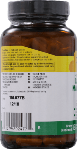Country Life Calcium & Magnesium Vegetarian Capsules