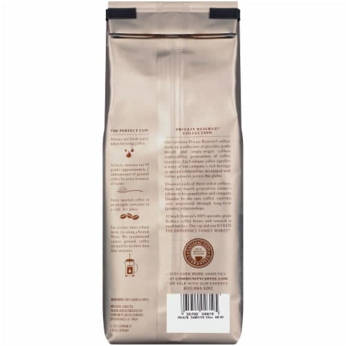Community Coffee Private Reserve Brazil Medium Dark Roast Ground Coffee