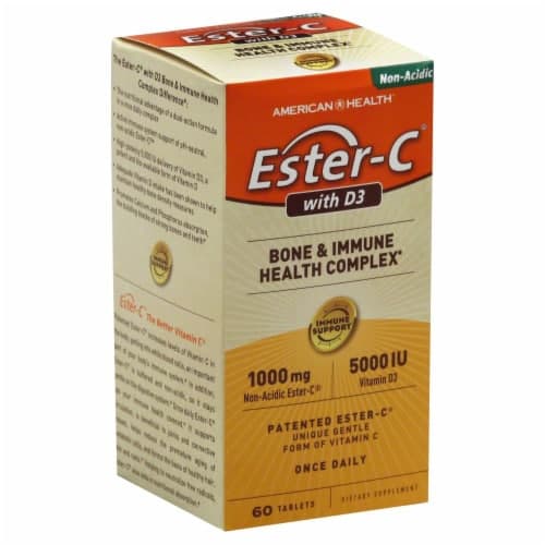 American Health Ester-C With D3 5000 Iu Bone & Immune Health Complex
