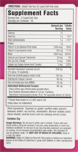 Applied Nutrition Longer Stronger Hair & Nails Liquid Soft-Gels